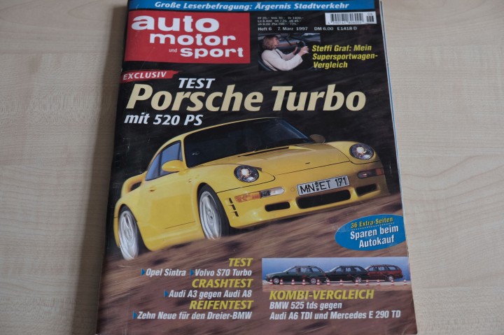 Deckblatt Auto Motor und Sport (06/1997)